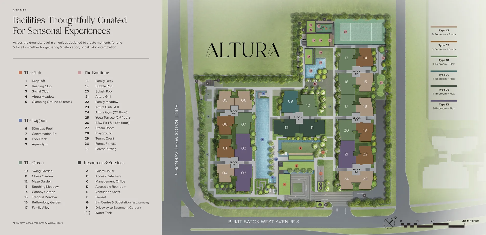 Altura EC site plan and location map