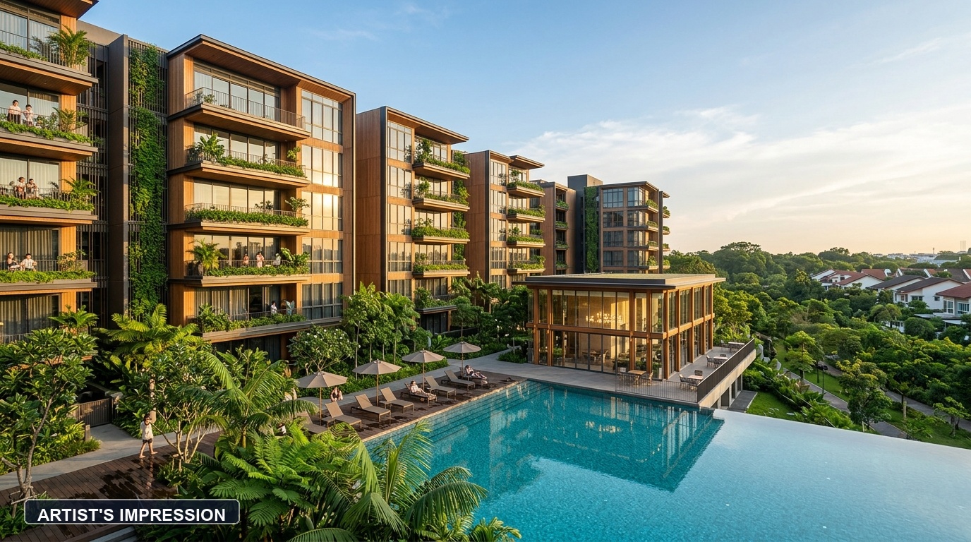 Sembawang Road EC Architectural Hero Rendering - Artist's Impression