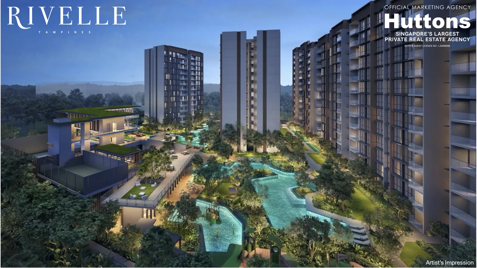 Artist's Impression of Rivelle Tampines Executive Condominium
